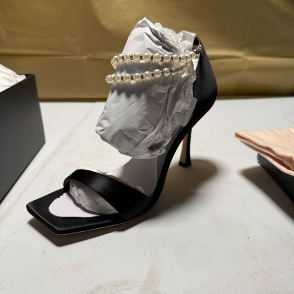 Badgley Mischka Women's Loretta Sandals Black Size 9 NEW - Picture 1 of 10